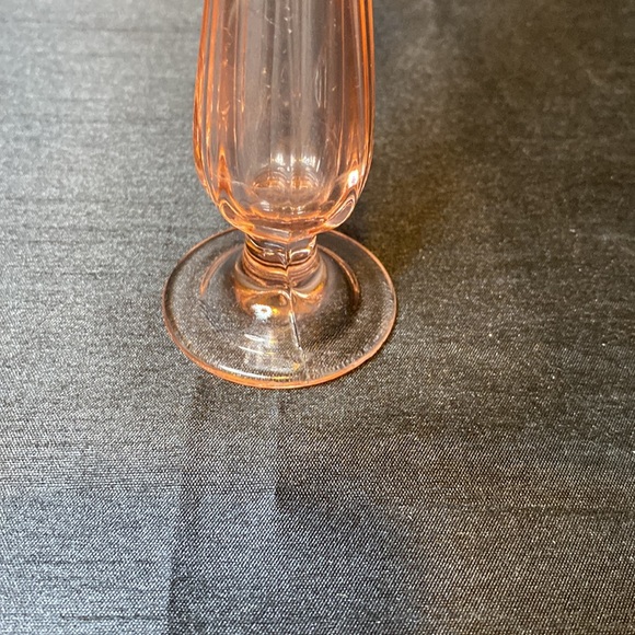Pink Depression Glass Bud Vase - Picture 3 of 5
